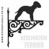 Bedlington Terrier Ornate Wall Bracket